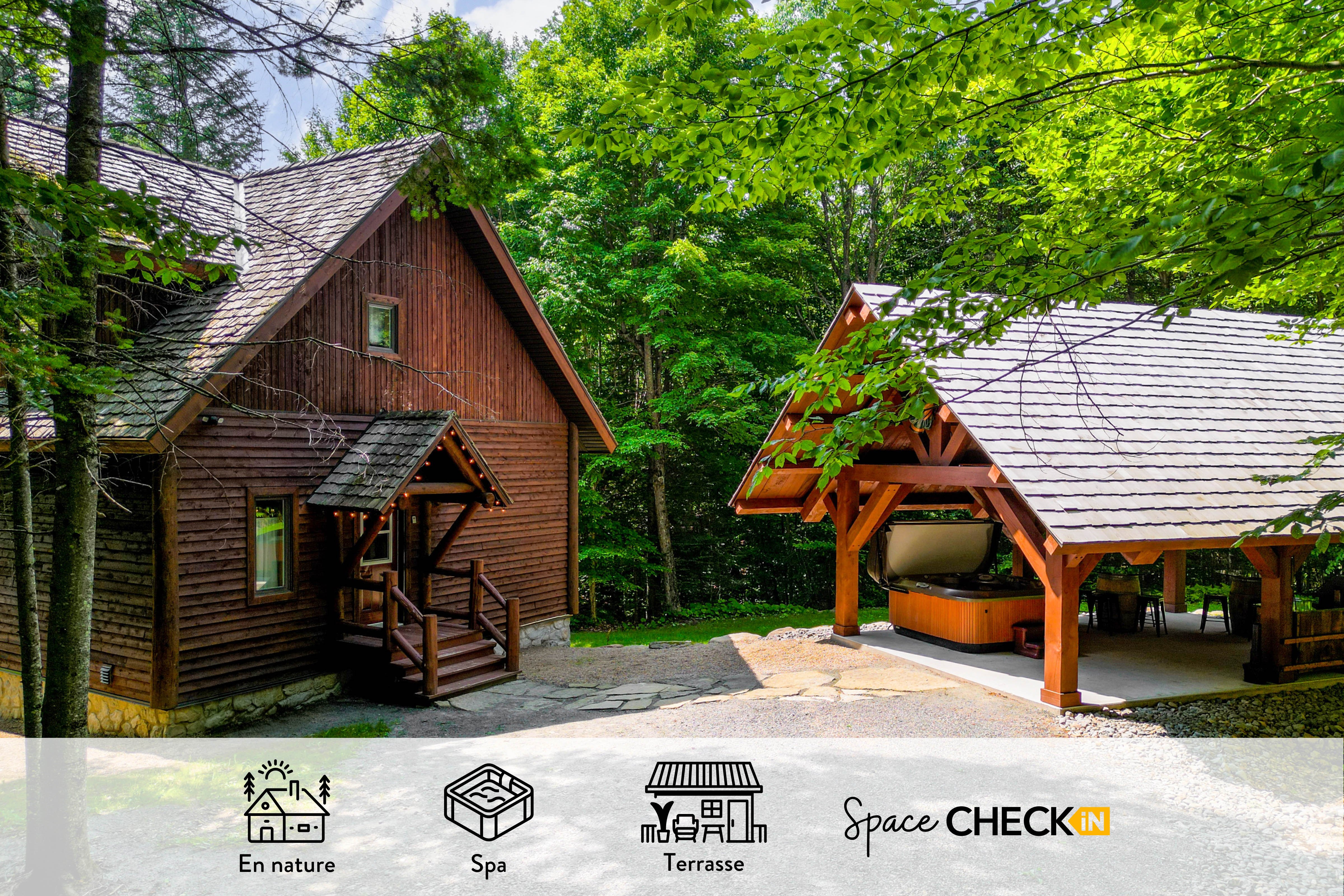 Image primaire de Le Sous-Bois | Spa | Foyer | BBQ | Gazebo